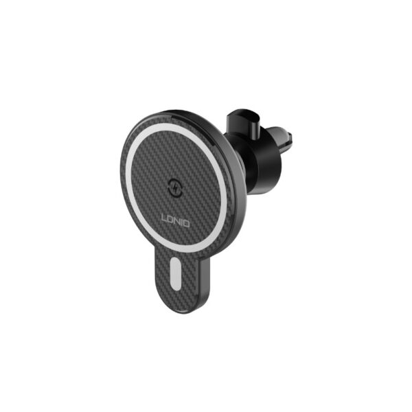 Auto drzac LDNIO MA20-1 metal ring i Wireless charger 15W - Image 3