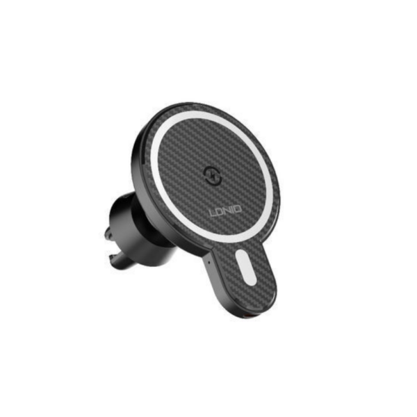 Auto drzac LDNIO MA20-1 metal ring i Wireless charger 15W - Image 2