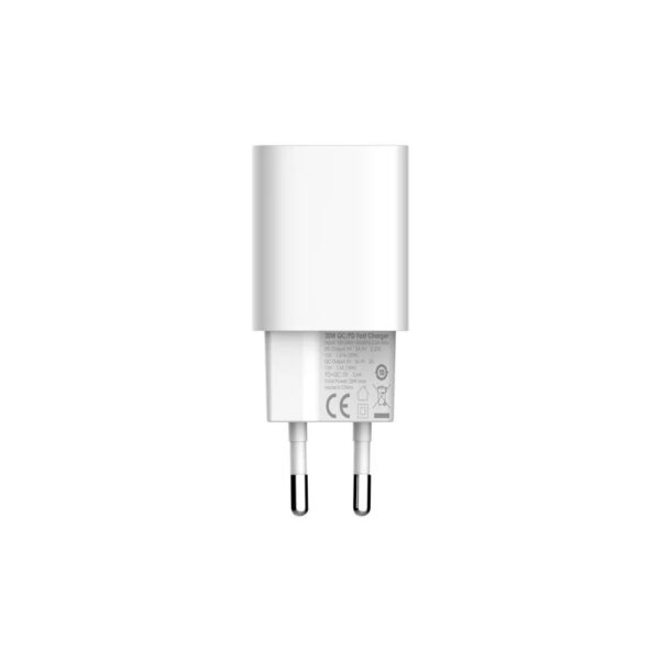 Kucni punjac LDNIO A2318C PD + QC3.0 20W (USB-A + USB-C) kabal USB-A - lightning - Image 3