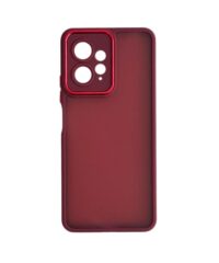 Silikonska maska Frame Redmi Note 12 4G Bordo