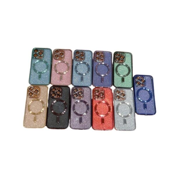 MagSafe glitter maskica iPhone 11 Silver