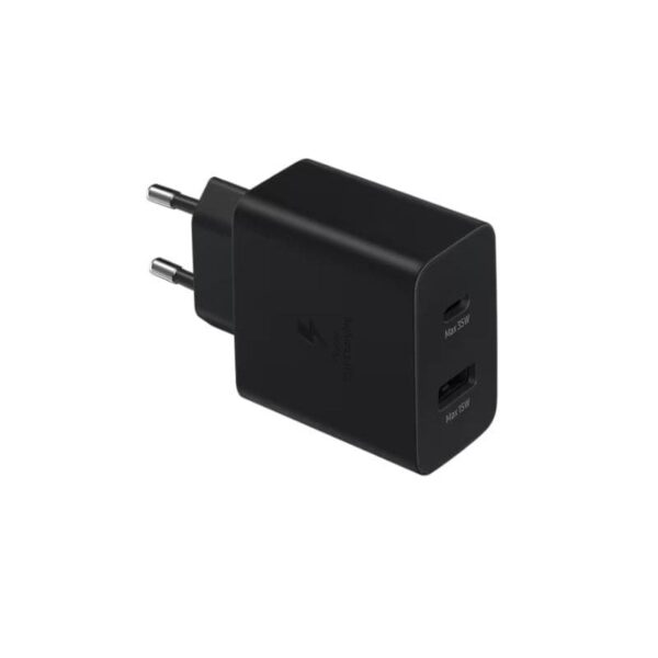 Kucni punjac Samsung Original 35W Fast Duo USB-C USB-A Black adapter TA220 - Image 2