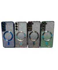 MagSafe glitter maskica Samsung S22+ Pink