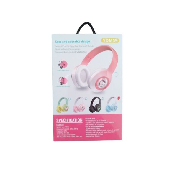 Dječije Bluetooth slušalice YDM59 Red - Image 3