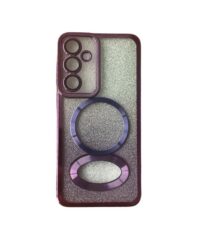MagSafe glitter maskica Samsung A15 Purple