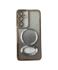 MagSafe glitter maskica Samsung A15 Silver