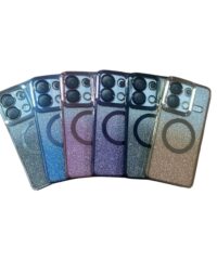 MagSafe glitter maskica Redmi A3 Silver