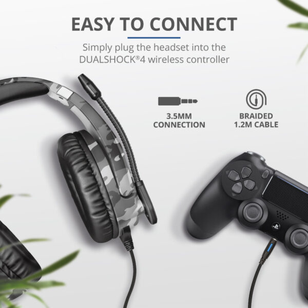 Trust GXT488 PS4 slušalice sivžičane Forze-G - Image 2