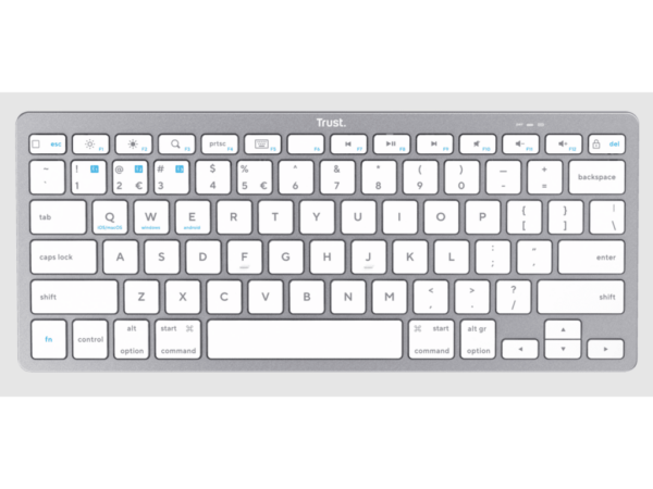 Trust Basics bluetoothwireless tastatura, ultra-thin, bluetooth 4.0, 10 m range, bijela - Image 3