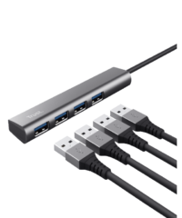 Trust Halyx USB-C to 4-portUSB-A 3.2 Gen1 Hub