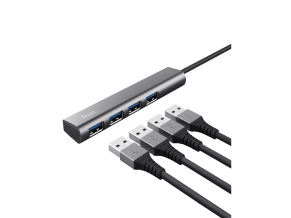 Trust Halyx USB-C to 4-portUSB-A 3.2 Gen1 Hub