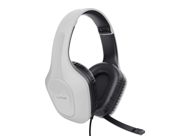 Trust GXT 415PS  ZIROX gamingslušalice, žičane, 3.5 mm, 120cm kabl,over-ear, bijele - Image 3