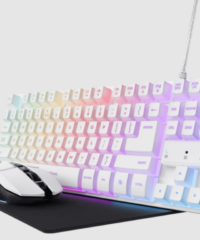 Trust GXT794W 3-u-1 gaming set, tastatura, miš i podloga zamiš, bijela boja
