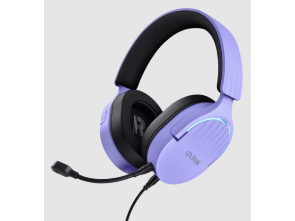 Trust GXT490P FAYZO 7.1 USB2.0 gaming slušalice, žičane,ljubičaste, noise-cancelling mikrofon - Image 3