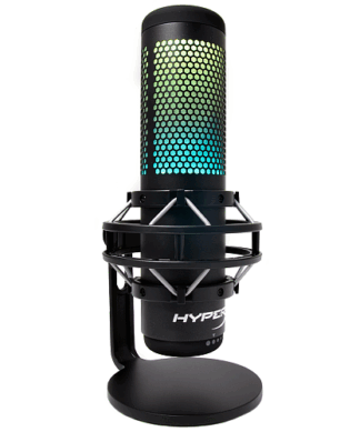 HyperX QuadCast SUSB Microphone (Black-Grey)RGB Lighting