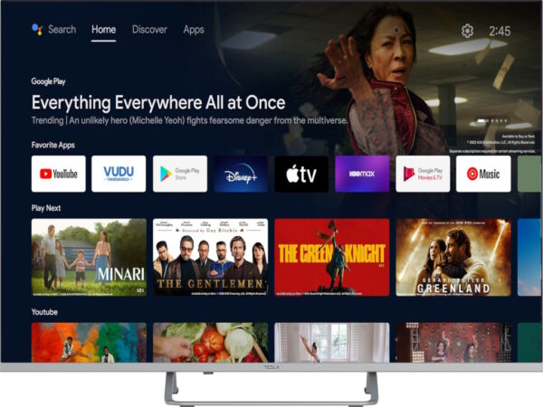 TESLA TV 55E635 UHD ANDROID      ANDROID TV      GLASOVNE kOMANDE