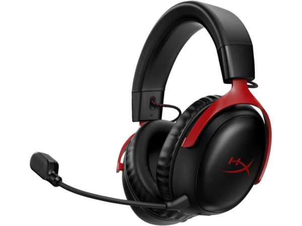 HyperX Cloud III WirelessGaming Headset (Black-Red) - Image 3