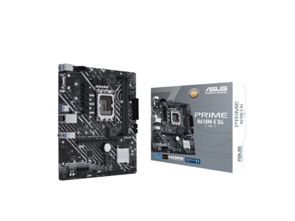 ASUS MB PRIME H610M-E D4-CSMIntel H610;LGA 1700;2xDDR4VGA,HDMI,DP;micro ATX