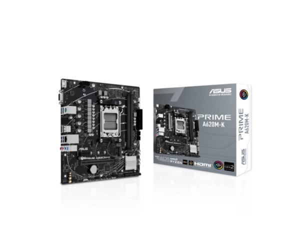 ASUS MB PRIME A620M-KAMD A620;AMD;2xDDR5VGA,HDMI;micro ATX
