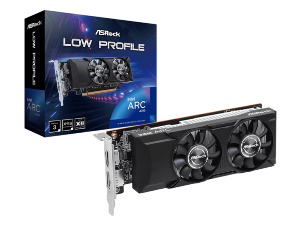 ASROCK VGA A310 LP 4Glow profileIntel Arc A310;4GB GDDR6 64bit;HDMI,DP - Image 2