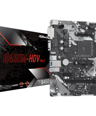 ASROCK MB B450M-HDV R4.0AMD B450;AM4;2xDDR4VGA,DVI,HDMI,micro ATX