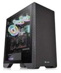 Thermaltake S300 TG Mid tower case, tempered glass, 1x standard fan 120mm