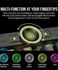 Corsair K100 RGB KeyboardOptical-Mechanical GamingCorsair OPX Switch, Black