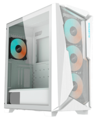 Gigabyte CASE C301G White3xARGB fans(1xRear; 3xFront)GPU H : 400mm; Dust filter