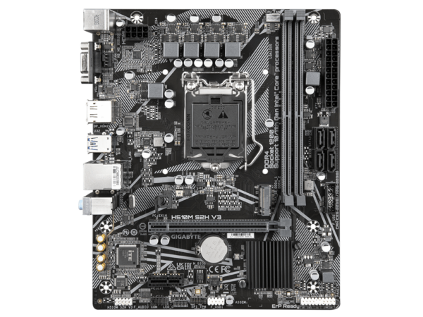 Gigabyte MB H510M S2H V3LGA1200; 2xDDR4; M.2, 4xSATAVGA, DP, HDMI; mATX - Image 2