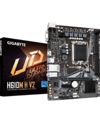 Gigabyte MB H610M H V2 G10,LGA1700; 2xDDR5 up to 96GB1xM.2; 4x SATA, HDMI, 1xPS2; 6xUSB