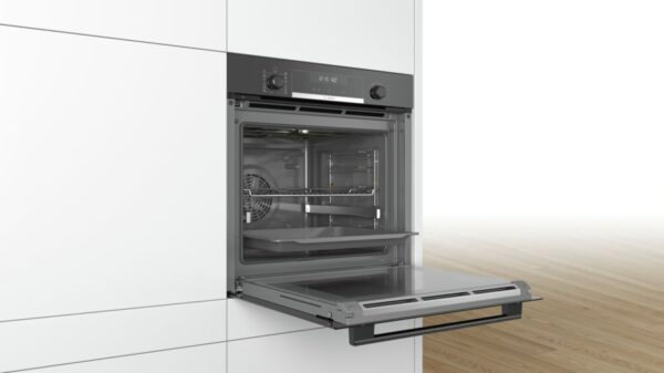 BOSCH pećnica  Serie 6| CRNA, A, PIROLIZA, AutoPilot 30, VODILICA, 71L, 10 Programa, ES - Image 2