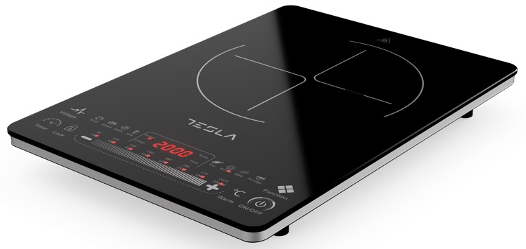 TESLA Indukcijski rešo IC400BSnaga 2000 W; Touch dugmići; 8 nivoa snage i temperature; 9 prog kuh - Image 3