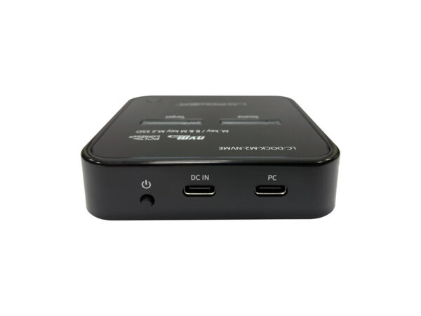 LC-Power Docking station NVMEM.2 SSD, USB-C port, 2x SSD-a,Transfer rate do 10 Gb/s - Image 2