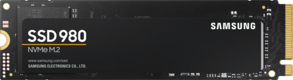 Samsung SSD 980 500GBNVMe M.2,PCIe Gen 3.0 x43500MB/s Read, 3000MB/s Write