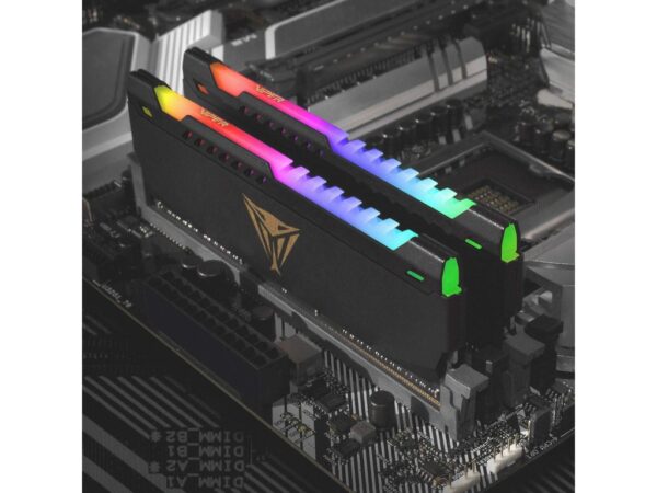 Patriot RAM 8GB DDR4  RGBViper Steel, 3600MHzUDIMM, XMP 2.0 - Image 2