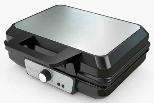 TESLA Waffle Toster WM200BXSnaga 1000 W; Hladna ručka nadodir; Ploče s neljepljivim premazom - Image 2