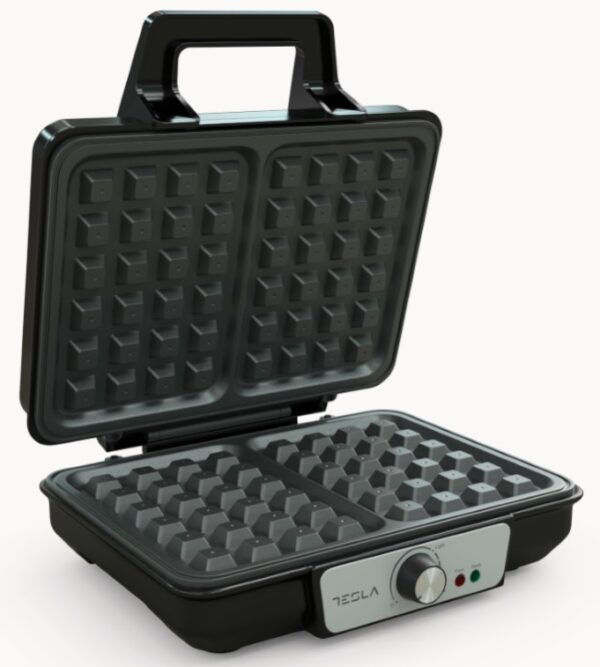 TESLA Waffle Toster WM200BXSnaga 1000 W; Hladna ručka nadodir; Ploče s neljepljivim premazom - Image 4