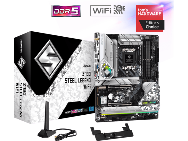ASROCK Z790 STEEL LEGEND WIFIIntel Z790;LGA1700;4xDDR54xDDR5;RAID;HDMI,DP;ATX - Image 2