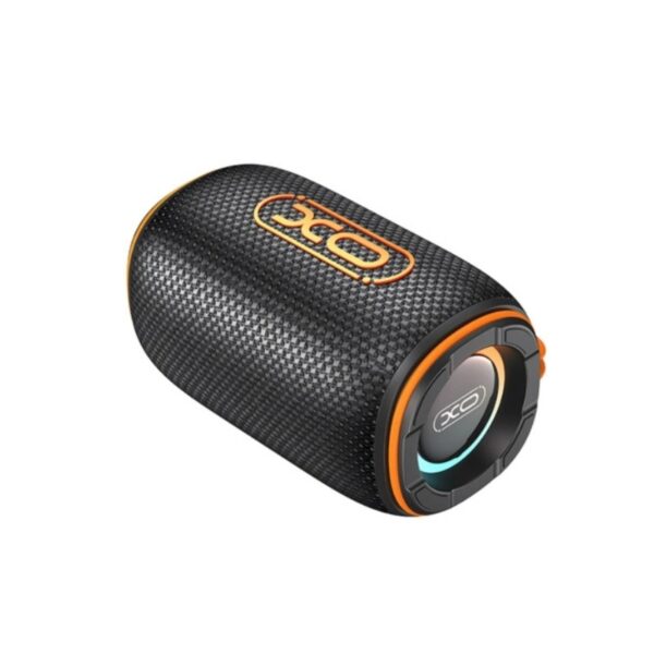 Bluetooth zvucnik XO F57 Bamboo 10W Blac-Orange - Image 2