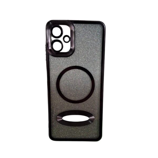 MagSafe glitter maskica Samsung A06 Black