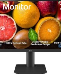 LG monitor 24MS550-B (23.8'')FHD 100Hz, IPS, 5ms, 250cdHDMI, VESA 75x75, Tilt, 2x2W Speaker