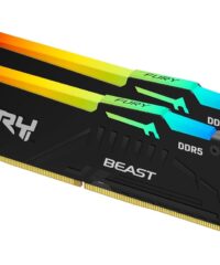Kingston 64GB 6000MHz DDR5 RGBFury Beast (2x32GB), CL30,XMP, EXPO, 2RX8, 288-pin 16Gbit