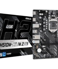 ASROCK MB H510M-H2/M.2 SEIntel H470, LGA1200, 2xDDR44xSATA, M.2, 2xHDMI, RAID, microATX