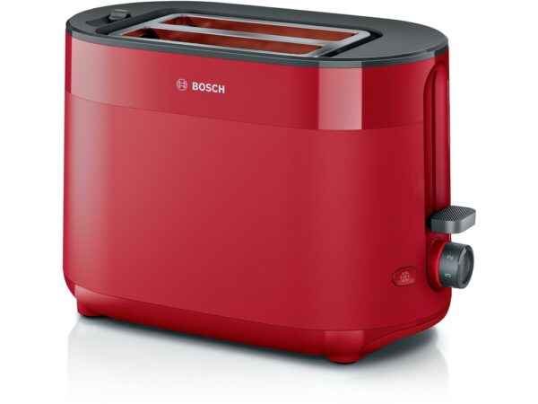 BOSCH Toster MyMoment TAT2M124, Crvena, Dvije kriške, Snaga  800-950 W