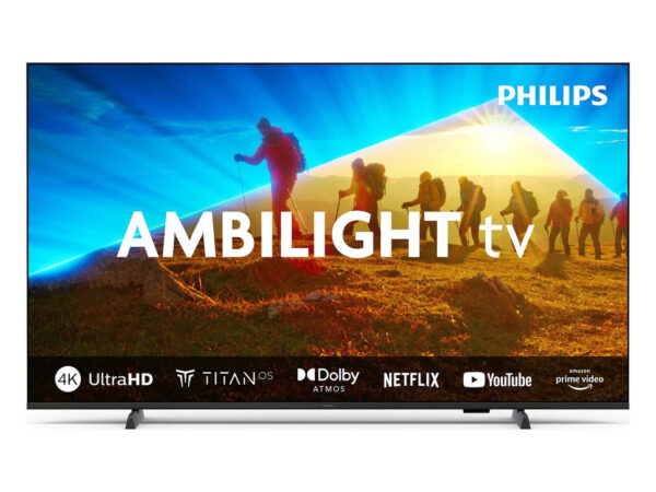 Philips 50"PUS8009 4K Titan OSAmbilight s 3 strane; HDMI 2.1Pixel Precise Ultra HD; Dolby Atmos