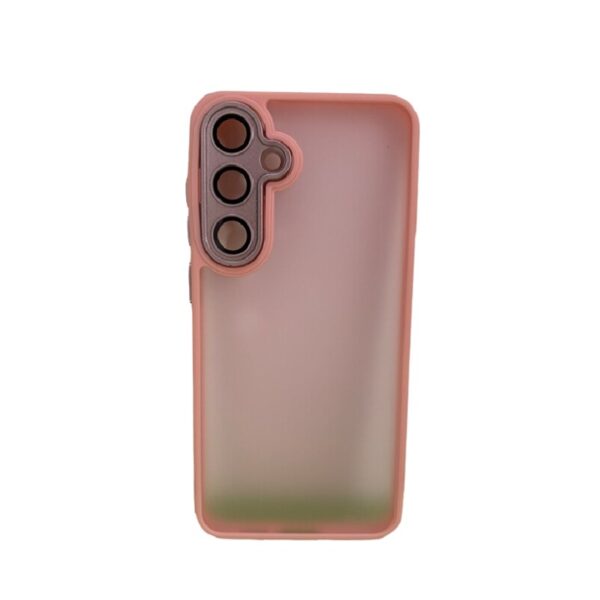 Silikonska maska Frame Samsung S24FE Roza