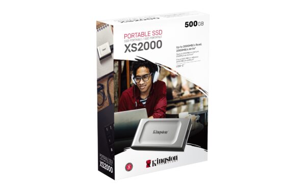 Kingston Ext SSD 500GB USB-CXS2000, R/W:2000/2000MBs
