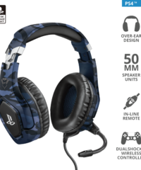 Trust GXT 488 Forze-B žičanegaming slušalice, PS4 i PS5,3.5 mm, plave