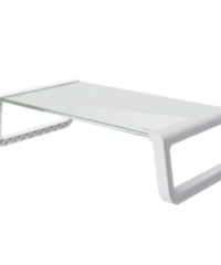 Trust Monta stand za monitor,kaljeno staklo, 50x20 cm,bijeli