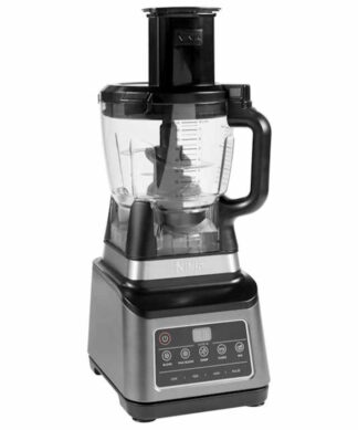 Ninja procesor za hranu3u1 uredjaj, snaga 1200W, tezina 4.34kg, kapacitet 2.1L i 1.8L.